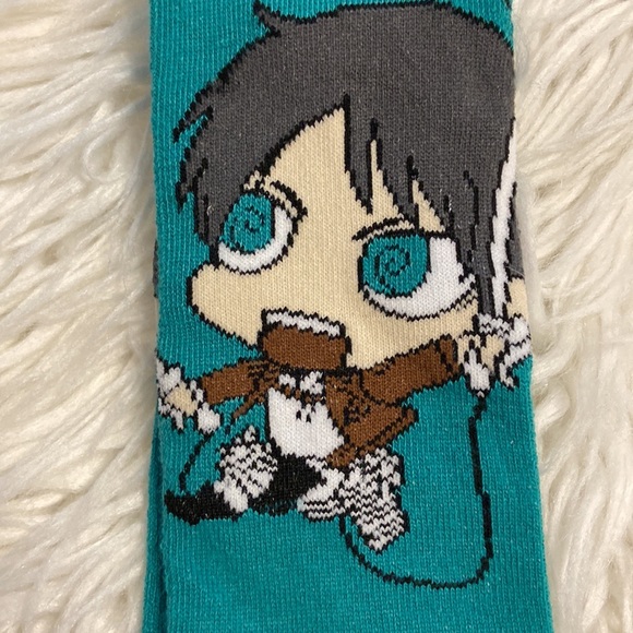 Attack on Titan Socks brand new length 17” color green - Picture 8 of 8